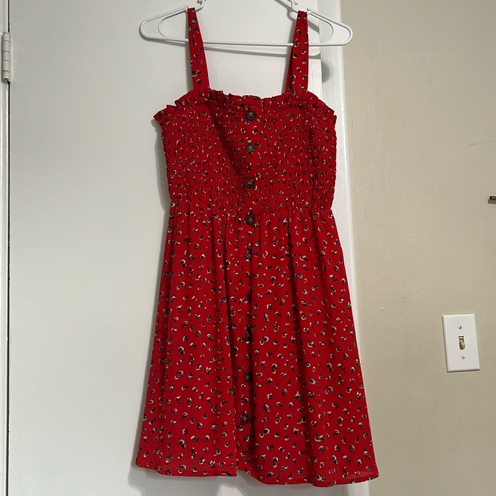 Sienna Sky Women’s Red Floral Midi Dress